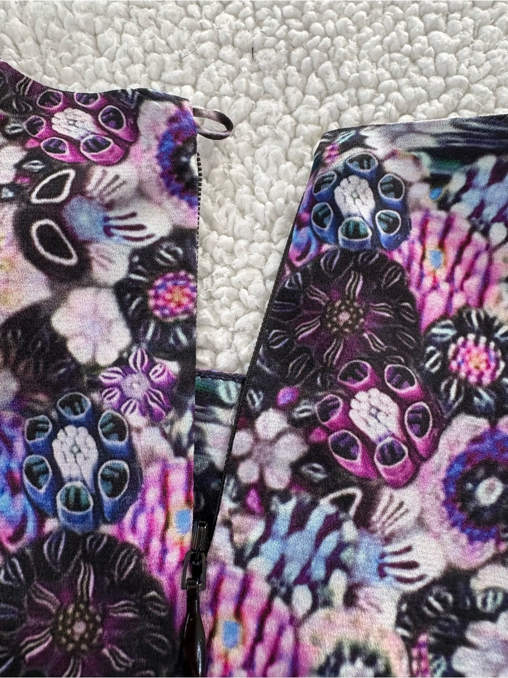 Isabel Marant Saldana Silk Top Ultra Violet Women's FR40 NWT Cutout - Picture 8 of 10